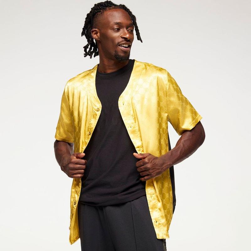 Zumba Runway Baseball Button Up Jersey