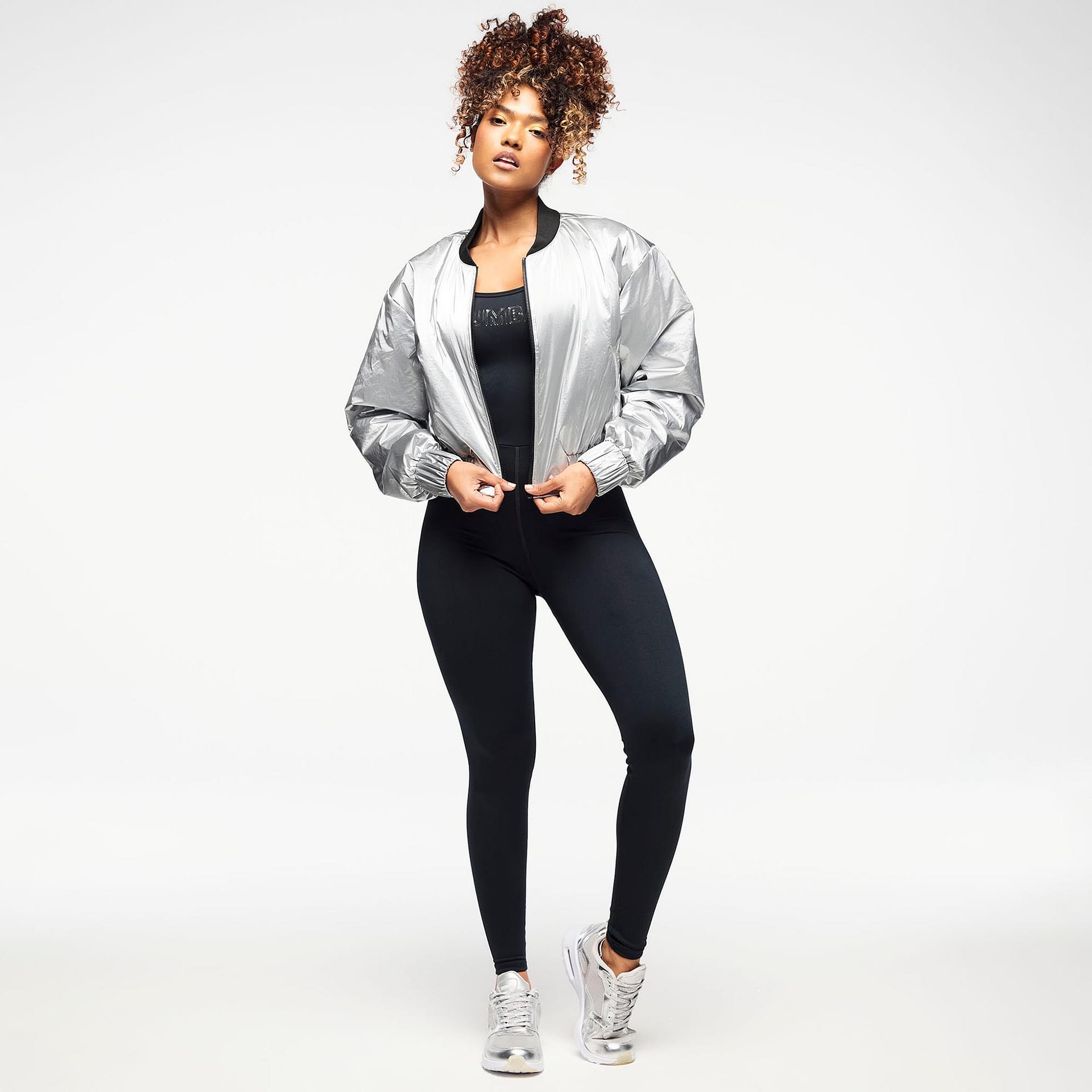 Inspire Your Style with the Zumba Runway Crop Zip Up Puff