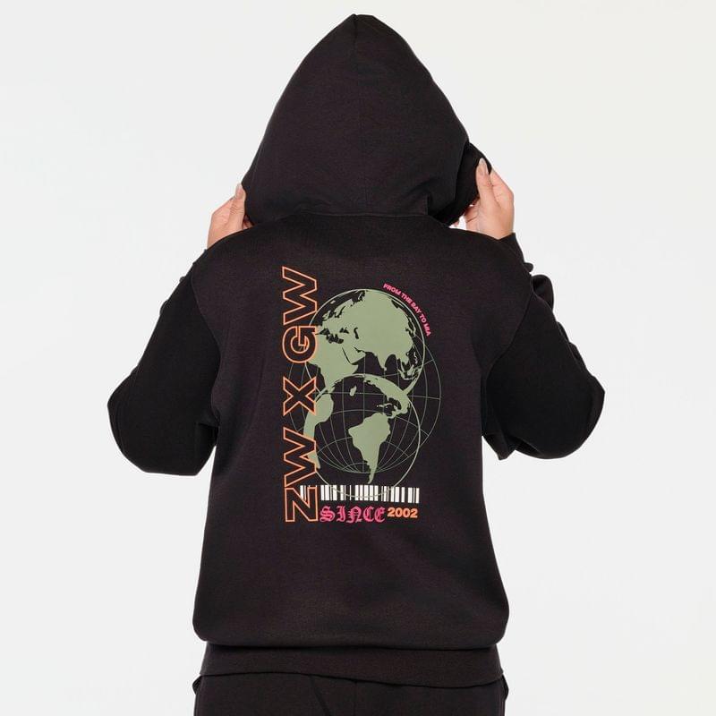ZW X GW Zip Up Jacket With Oversized Hoodie