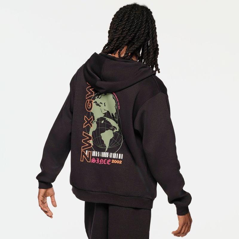 ZW X GW Zip Up Jacket With Oversized Hoodie