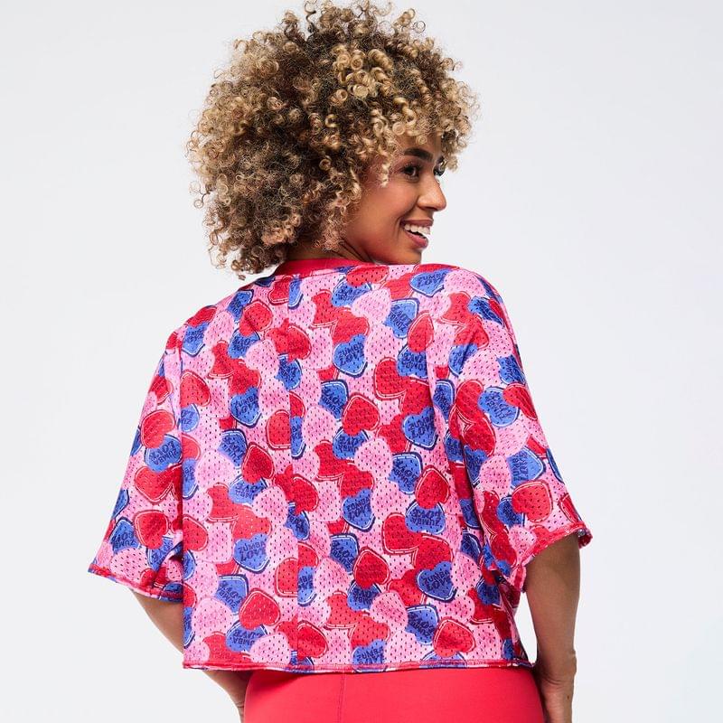 Zumba Love Boxy Dolman Crop Top