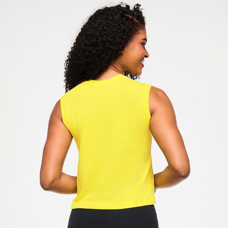 Zumba Haus Crew Neck Crop Tank