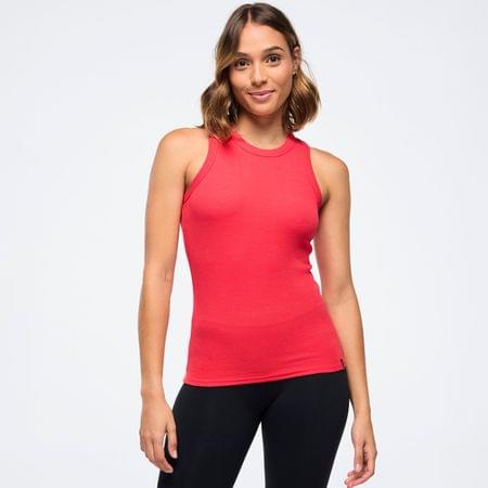 Zumba Haus Fitted High Neck Rib Tank