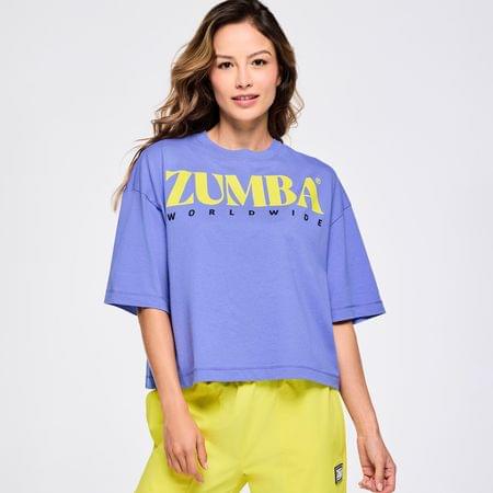 Zumba Out Loud Oversized Boxy Crop Top