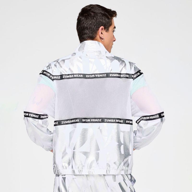 Zumba Out Loud Woven Jacket With Mesh Inserts