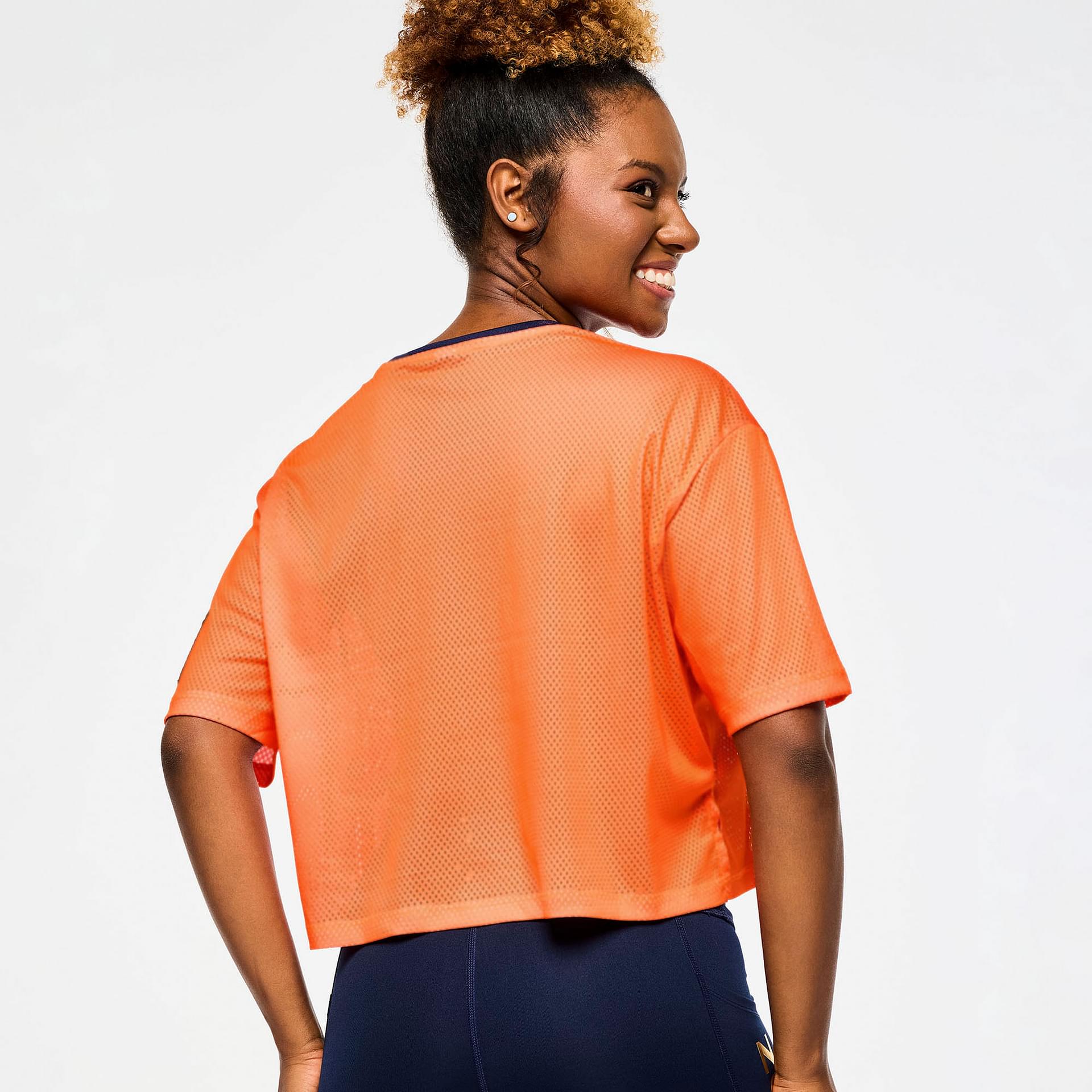 ◆４月新作◆Victory Mesh Boxy Crop Top Victory Mesh Boxy Crop Top - Inspiring Oversized Fit for