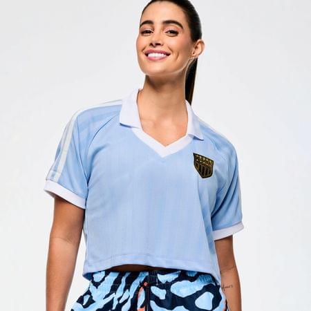 Victory V-Neck Crop Raglan Polo