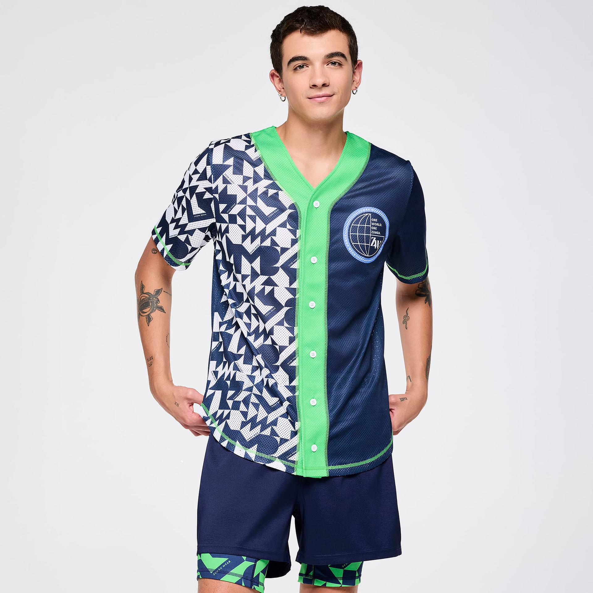 Inspire Your Moves with Zumba Out Loud Baseball Jersey