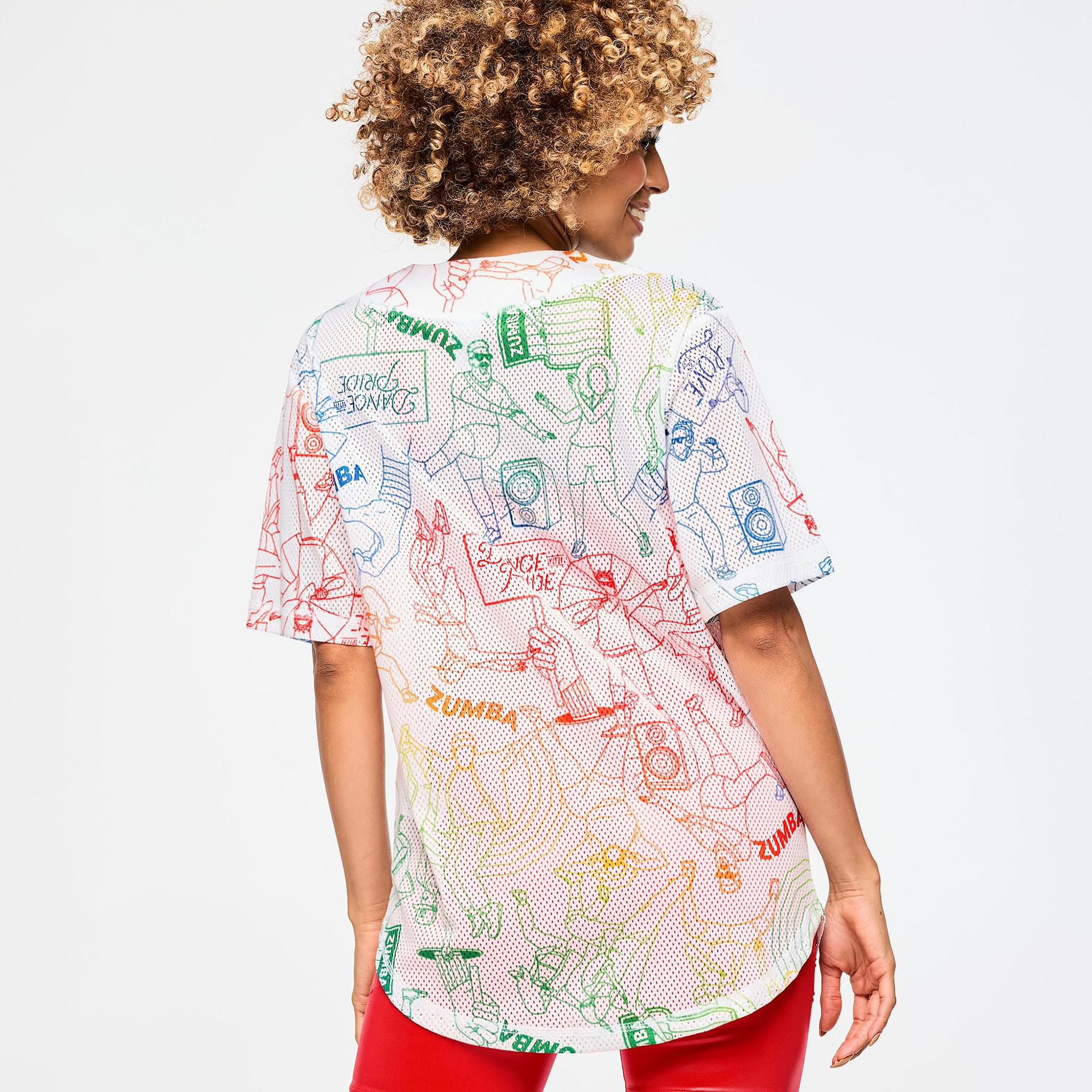 新作ズンバ ユニセックス Zumba Baseball Button Up Jersey Zumba Runway Baseball Button Up Jersey – Zumba Wear | STRONG iD