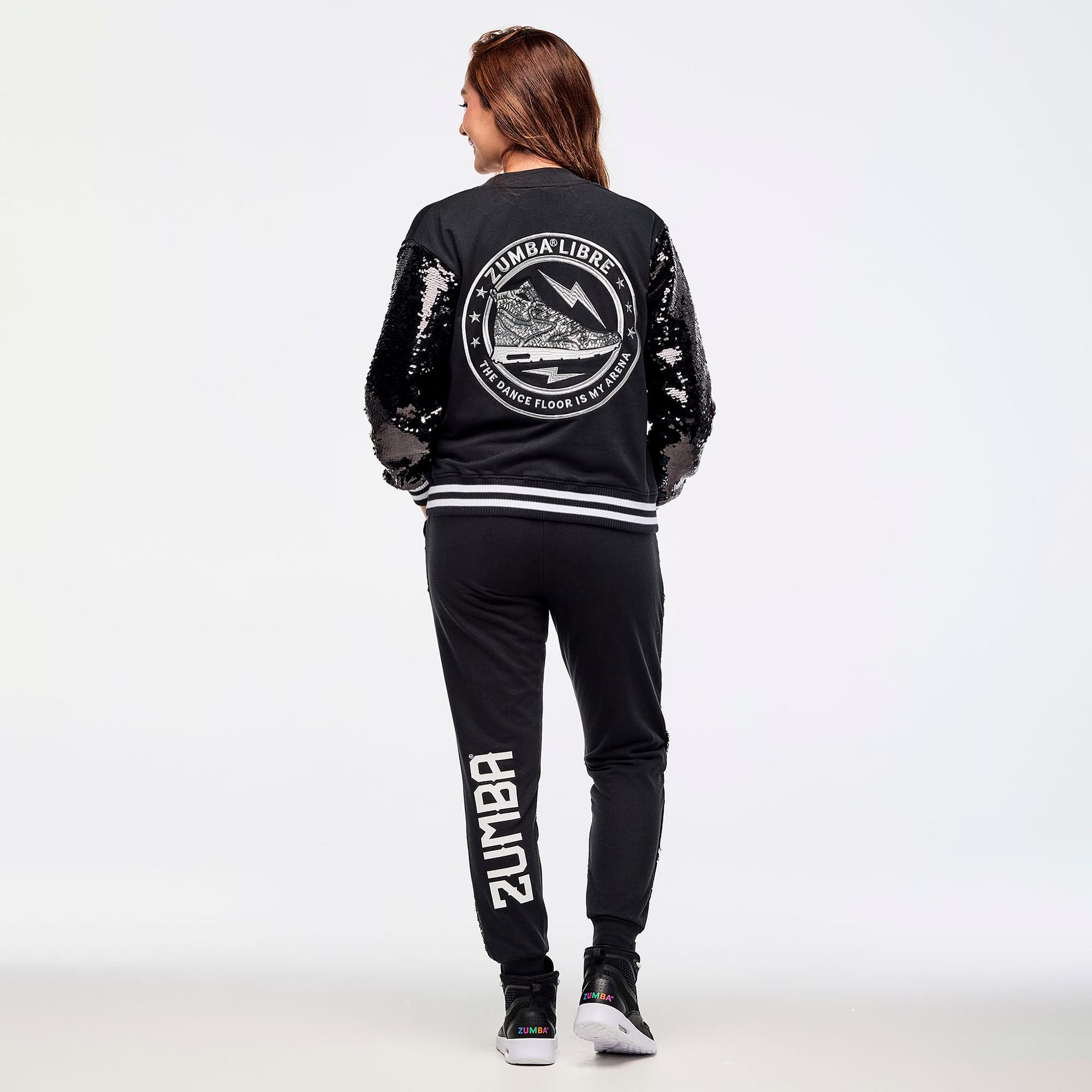 Inspire Your Style with the Zumba Bomber Jacket - Sequin