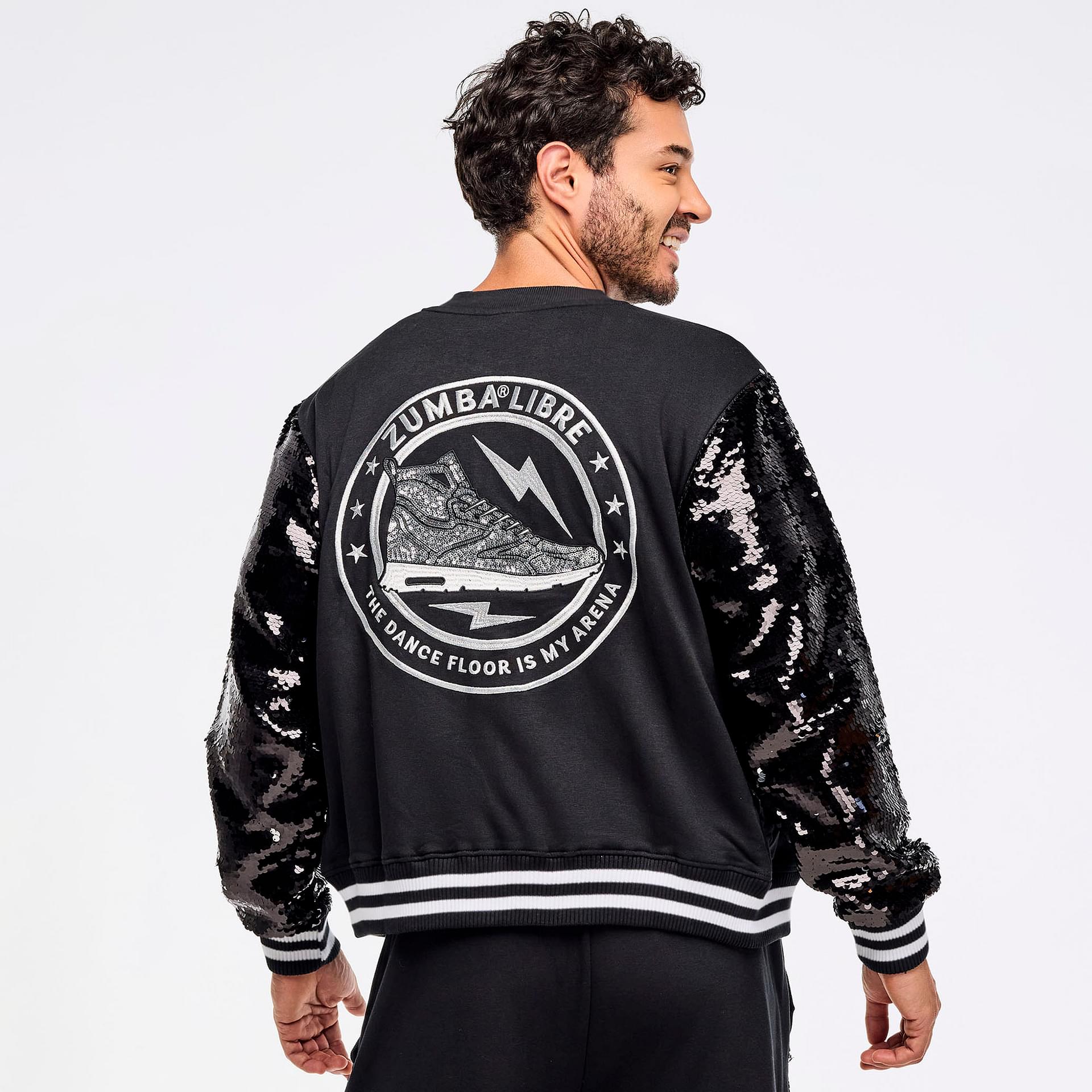 新品未使用 ZUMBA ジャケット Inspire Your Style with the Zumba Bomber Jacket - Sequin