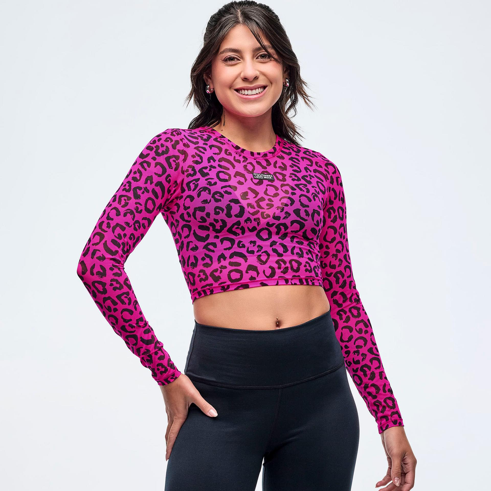 Inspire Your Moves with the Sizzlin' Long Sleeve Mesh Crop
