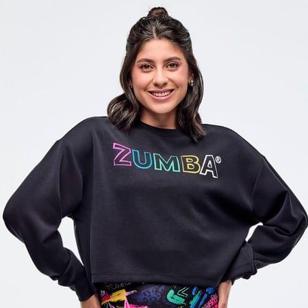 Sizzlin' Long Sleeve Oversized Crop Top