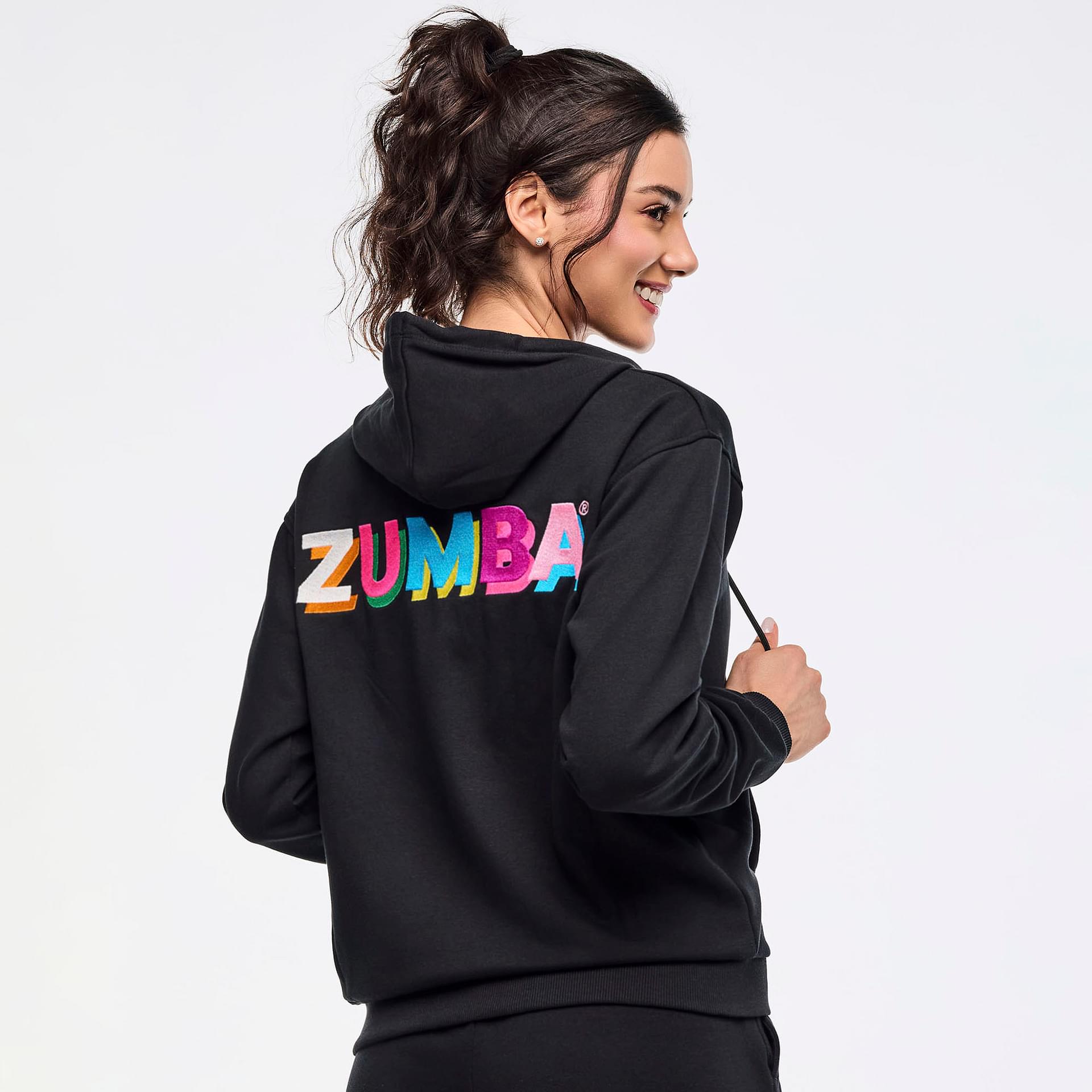 Inspire Your Moves with the Zumba Multicolor Zip-Up Hoodie