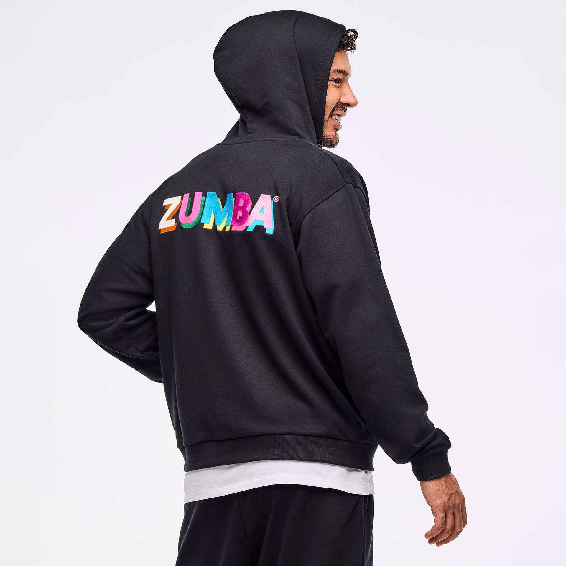 Inspire Your Moves with the Zumba Multicolor Zip-Up Hoodie