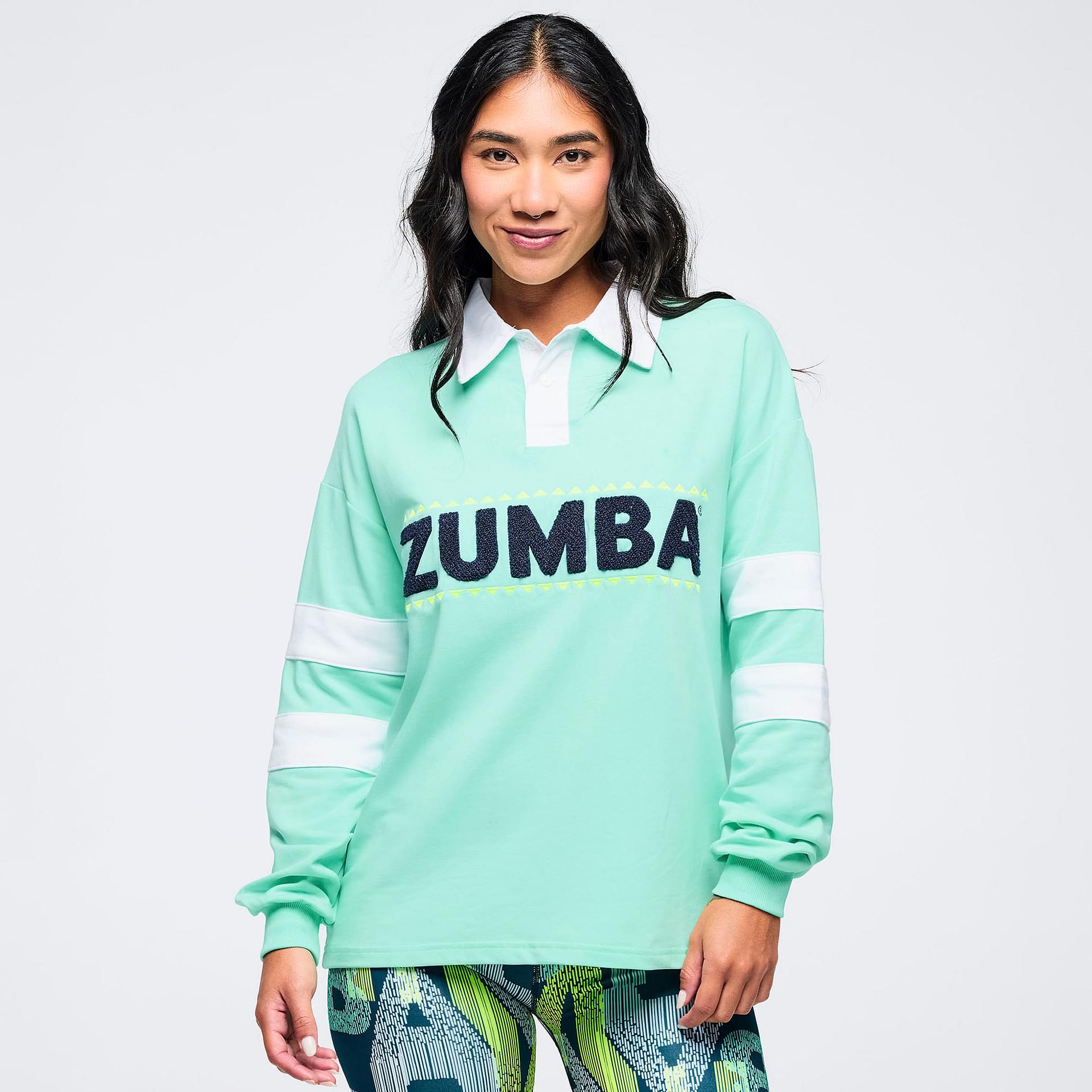 Latin Movement Long Sleeve Polo