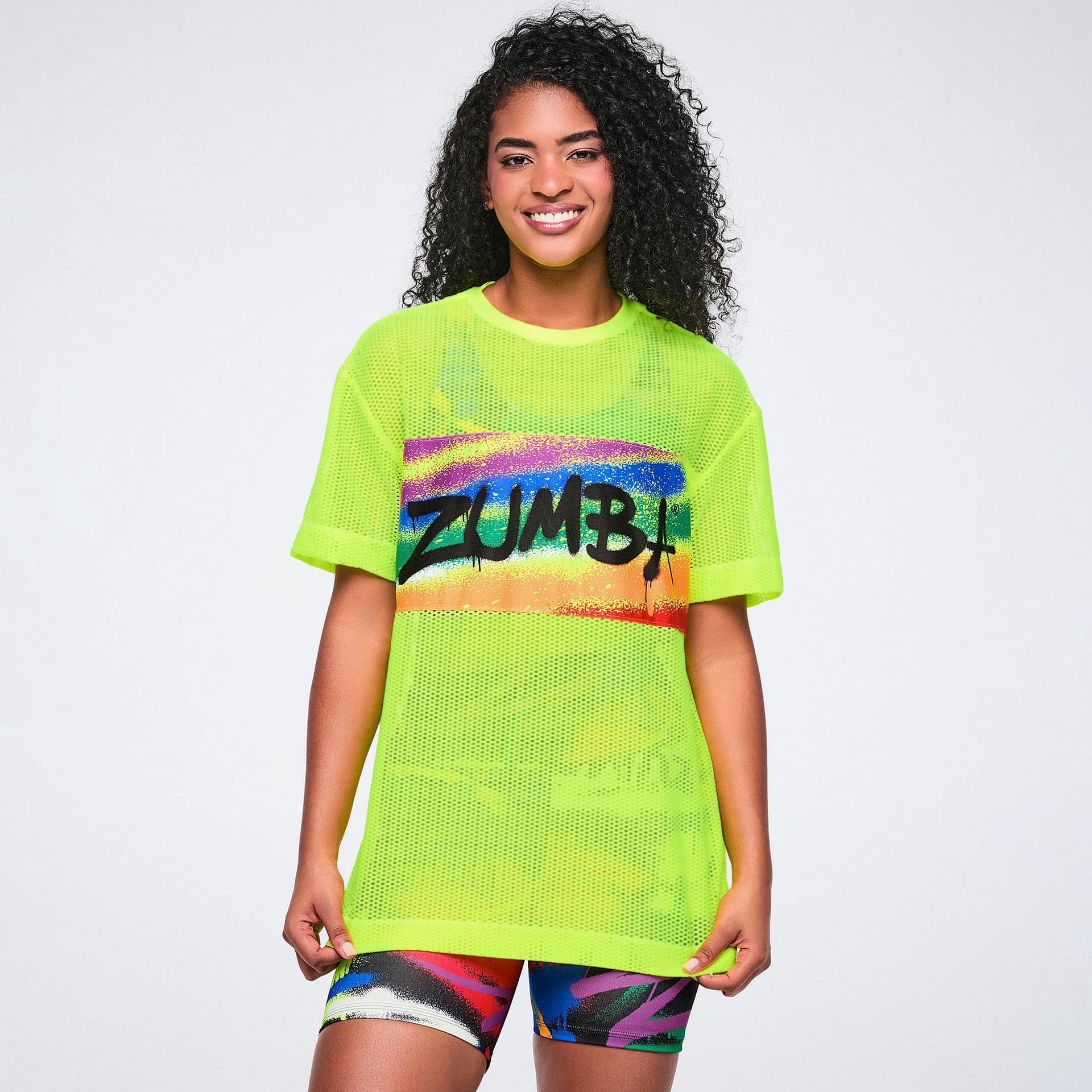 Pride Boxy Mesh Top