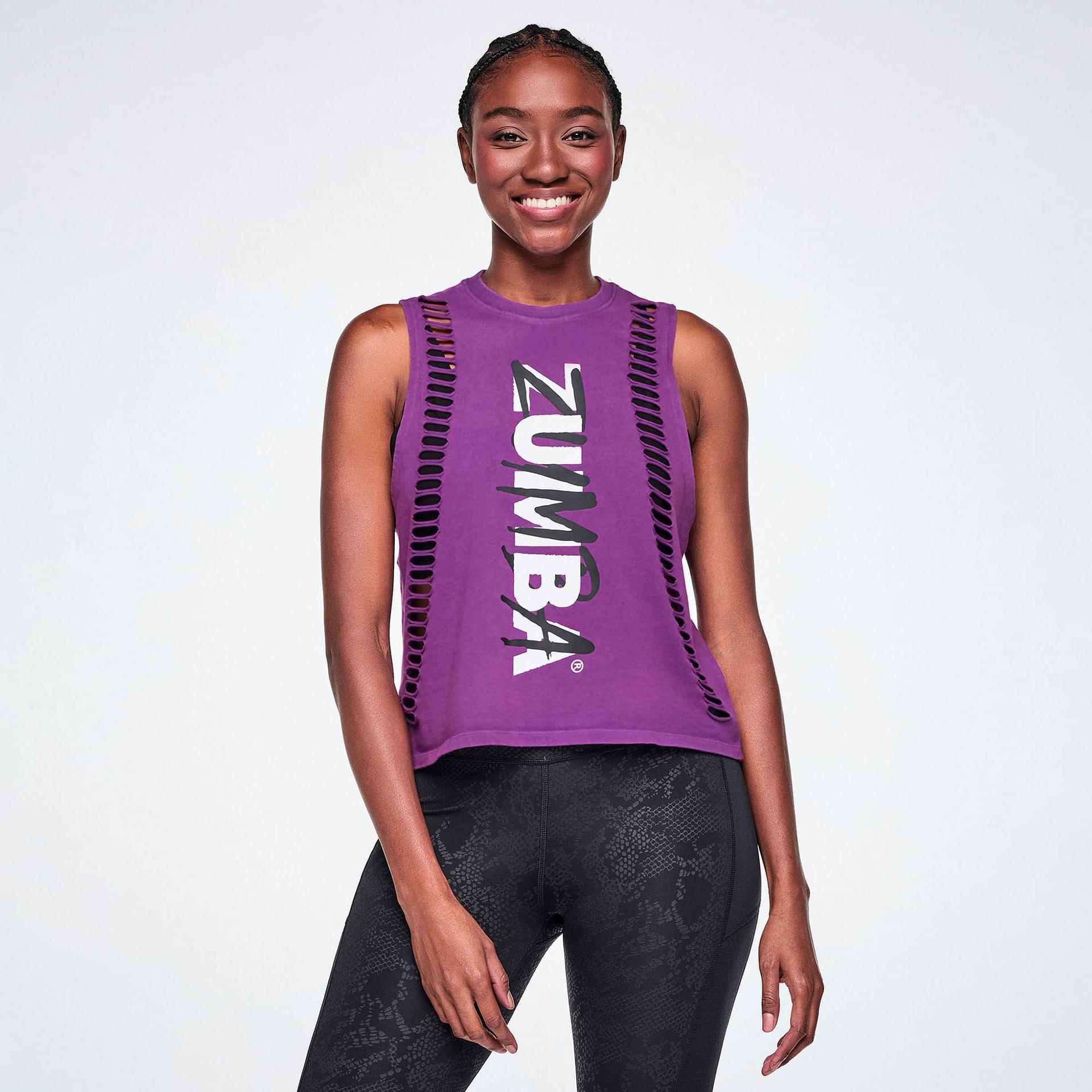 Rock 'n' Roll Muscle Tank With Slashes