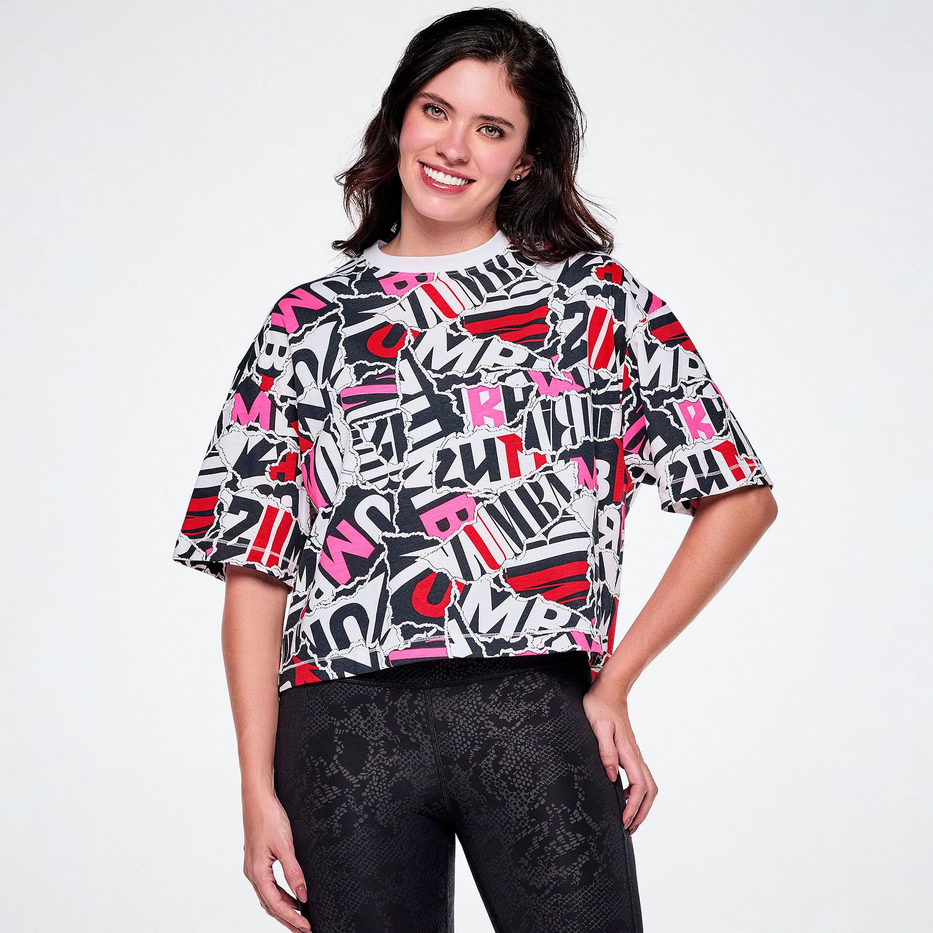 Rock 'n' Roll Oversized Boxy Crop Top