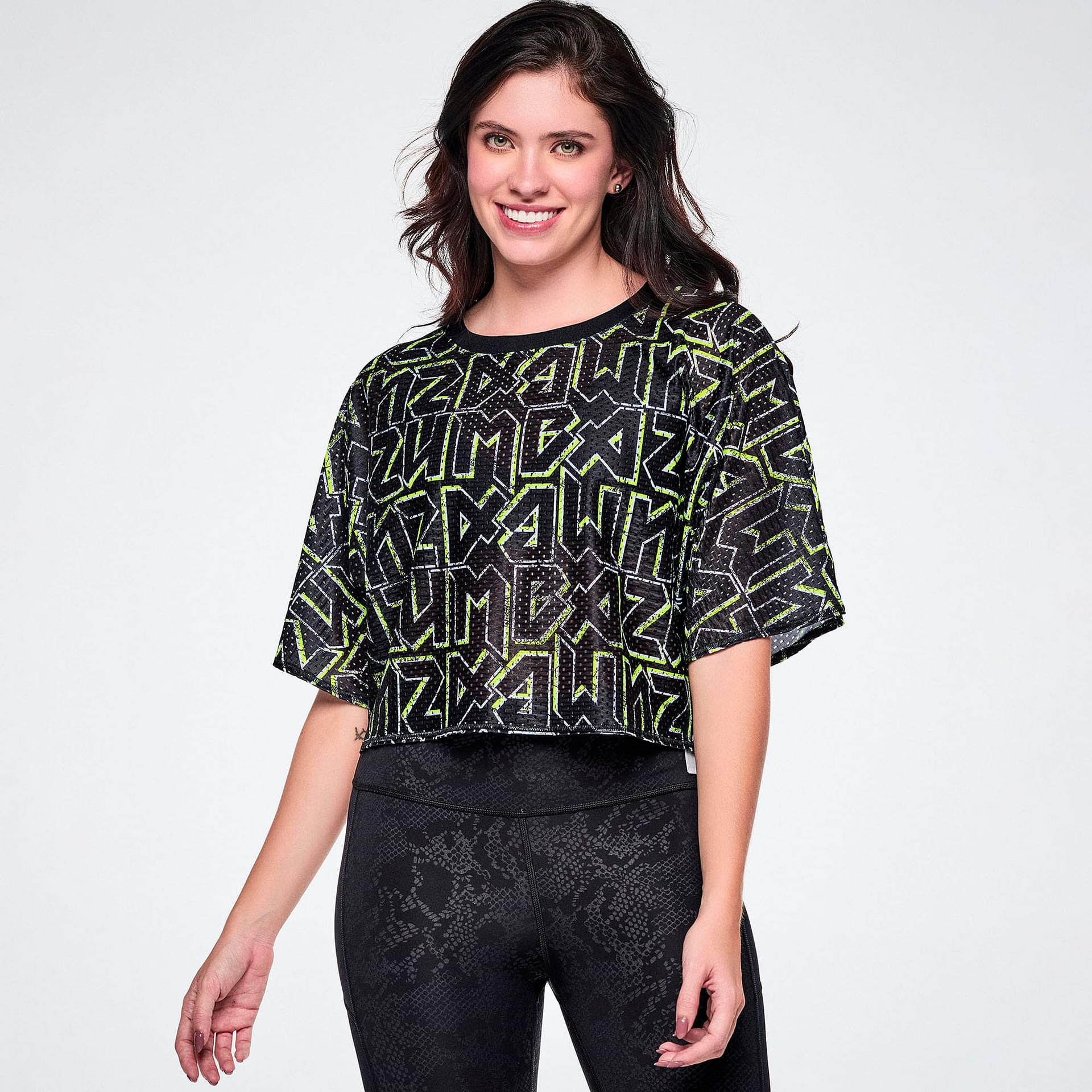 Rock 'n' Roll Mesh Boxy Crop Top