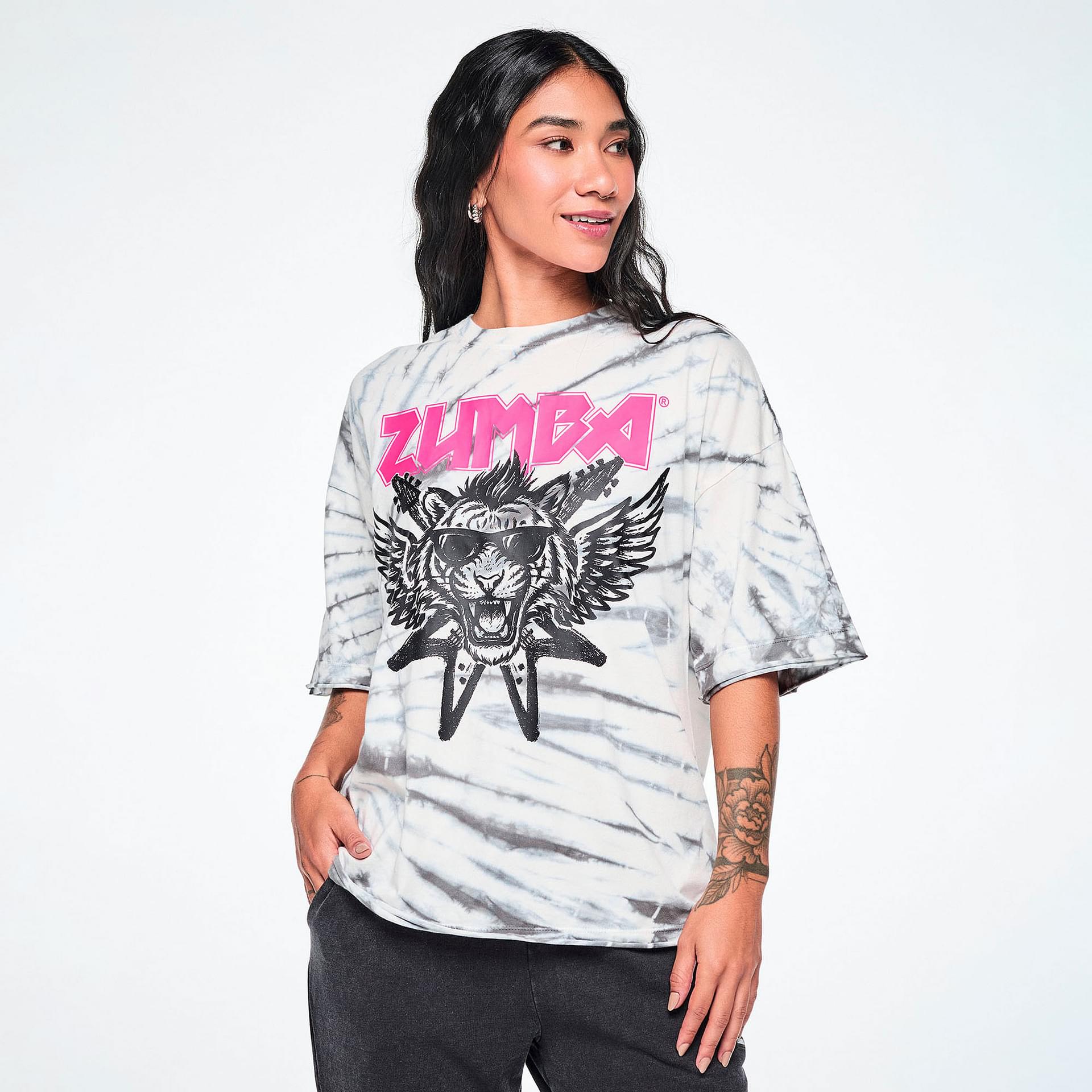 Rock 'n' Roll Oversized Drop Shoulder Tee