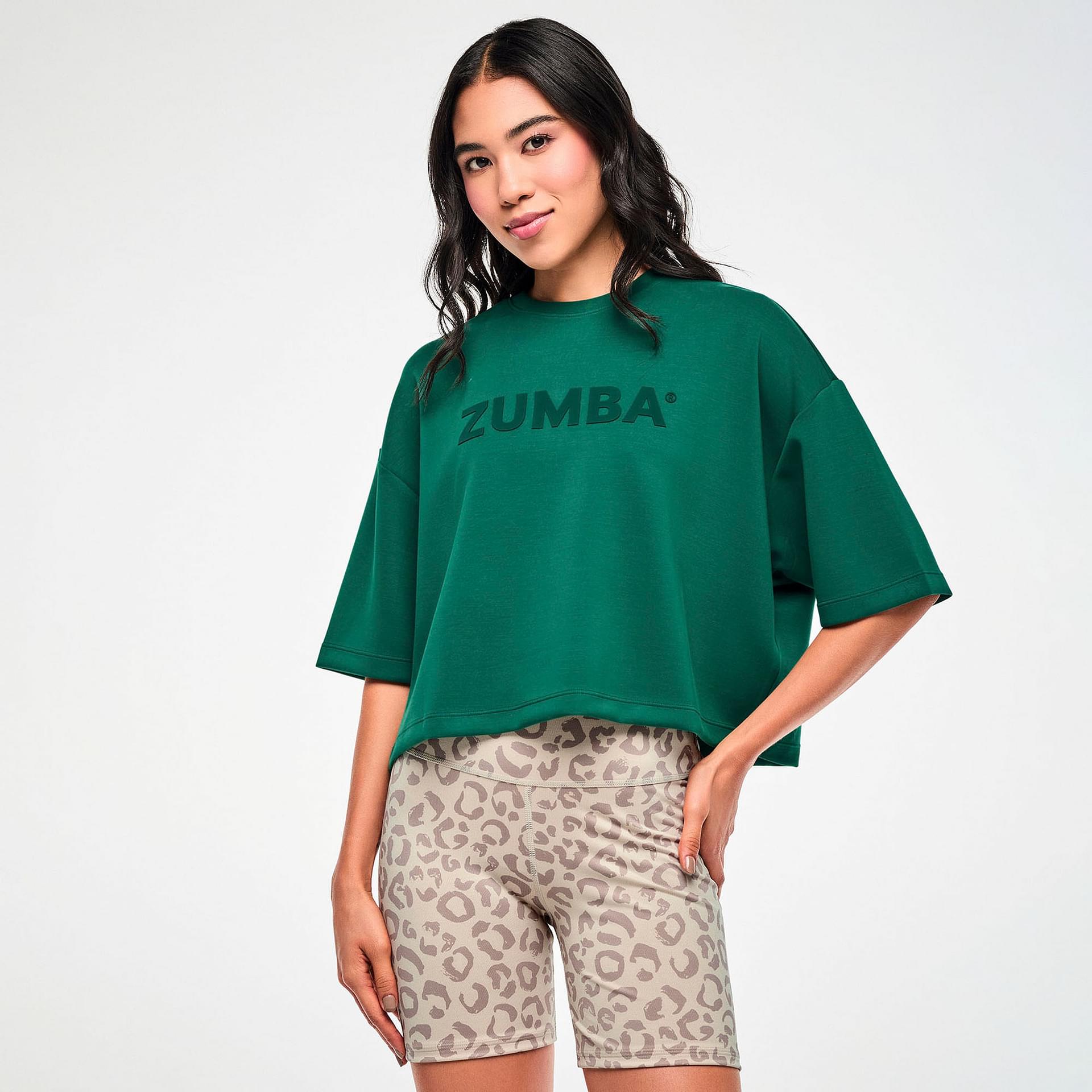 Zumba Modal Drop Shoulder Top