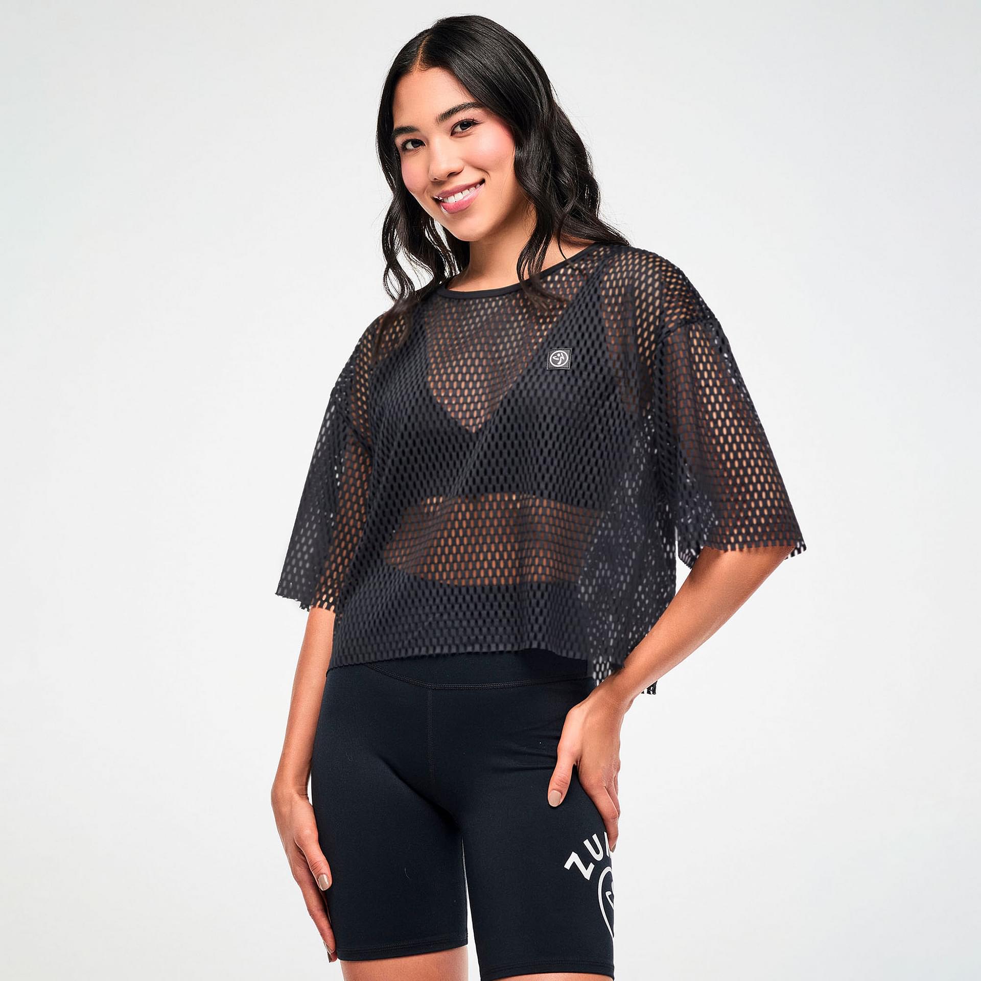 Zumba Basic Mesh Crop Top
