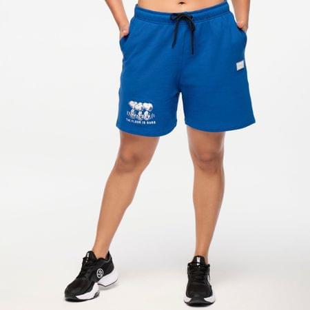Zumba X Peanuts Men's Knit Short - Blue