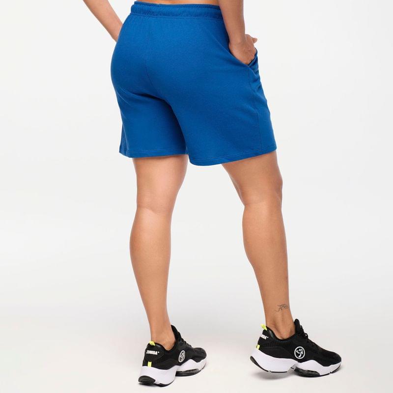 Zumba X Peanuts Men's Knit Short - Blue
