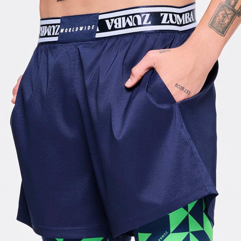 Zumba Out Loud Men's Shorts With Inner Liner