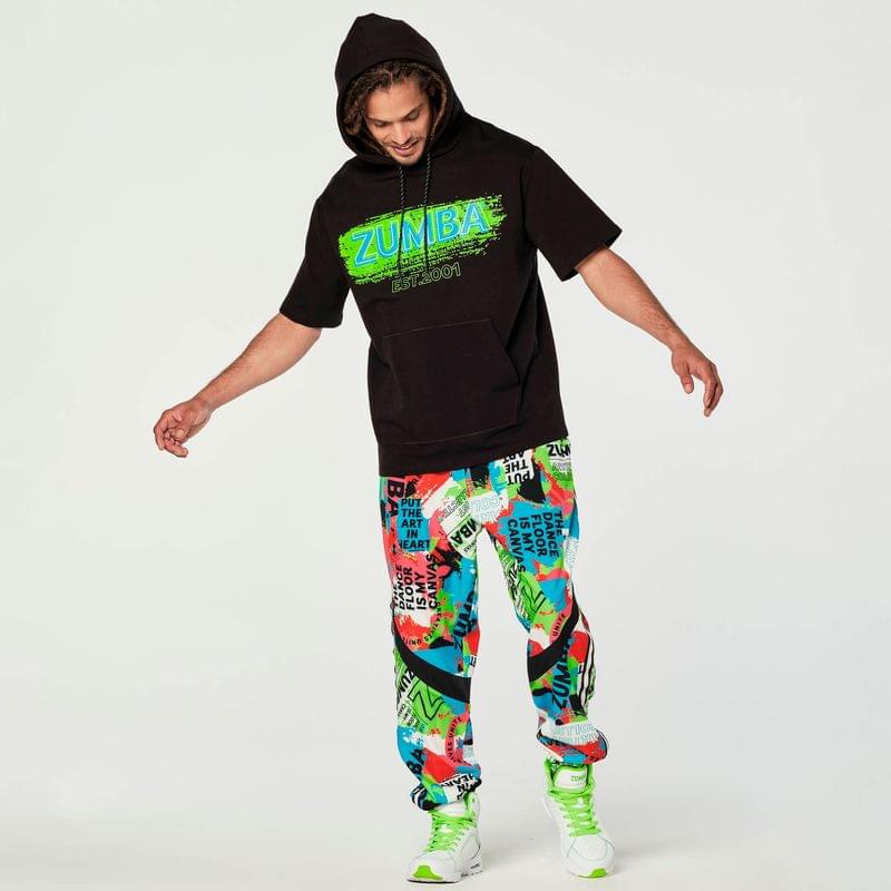 Zumba Since 2001 Short Sleeve Hoodie
