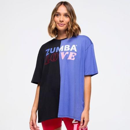 Zumba Love Men's Oversized Crew Neck Tee