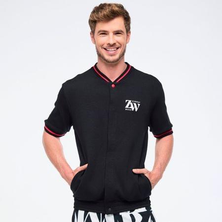 Zumba Haus Men's Short Sleeve Bomber Jacket