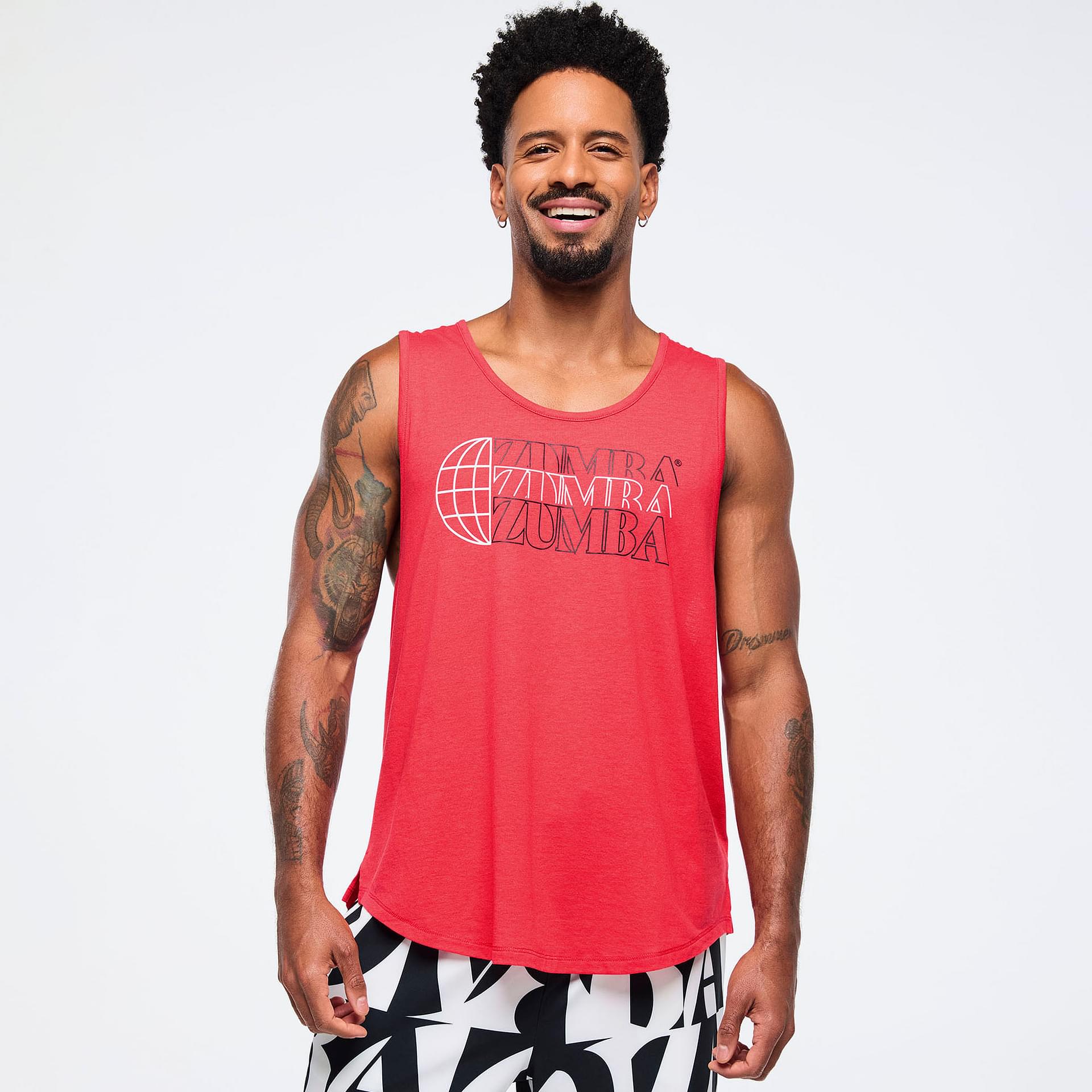 Inspire Your Workout with Zumba Men's Loose Tank - Easy Fit