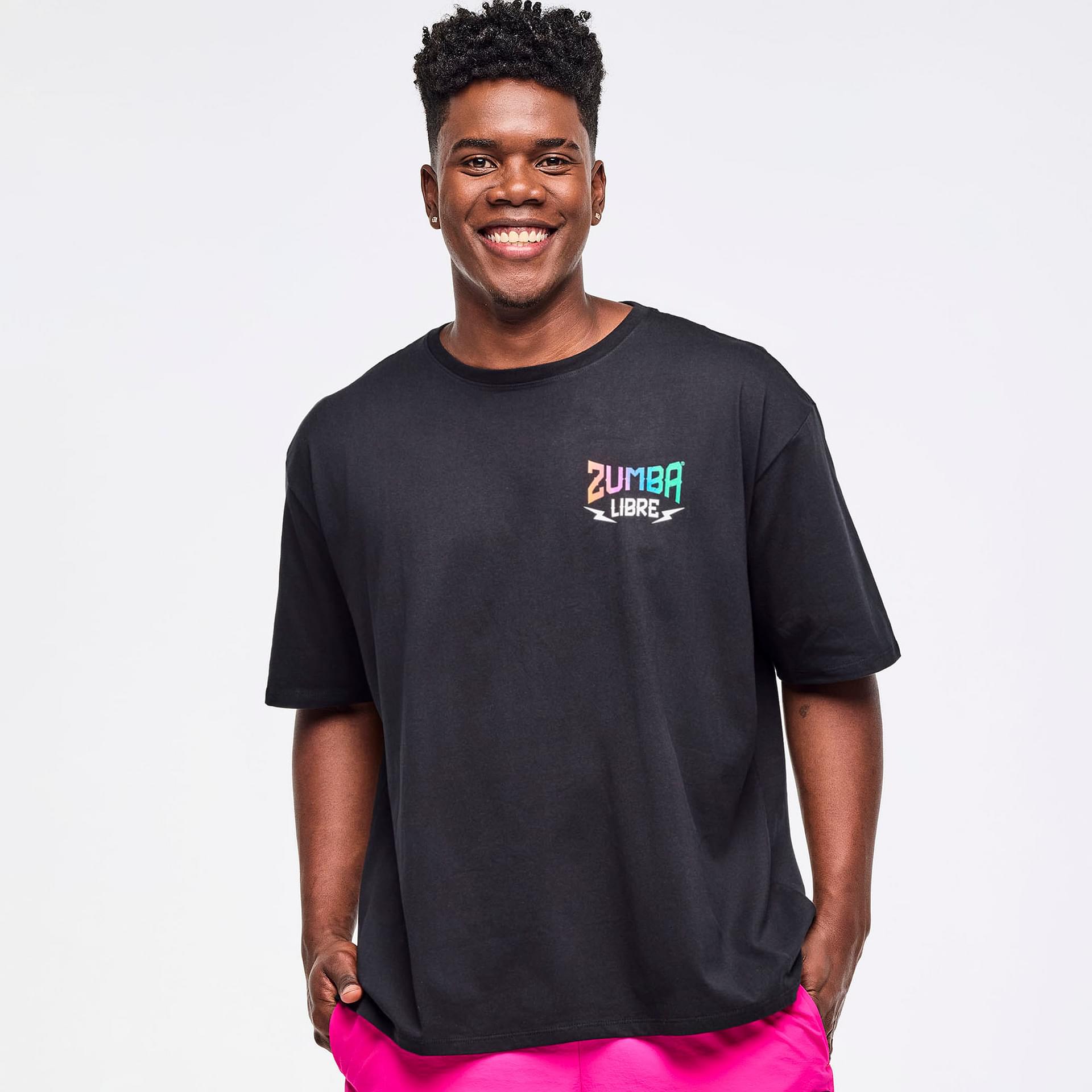 ２点おまとめZUMBA グラフィックTシャツ M/L ブラック Inspire Your Style with the Ultimate Men's Crew Neck Tee