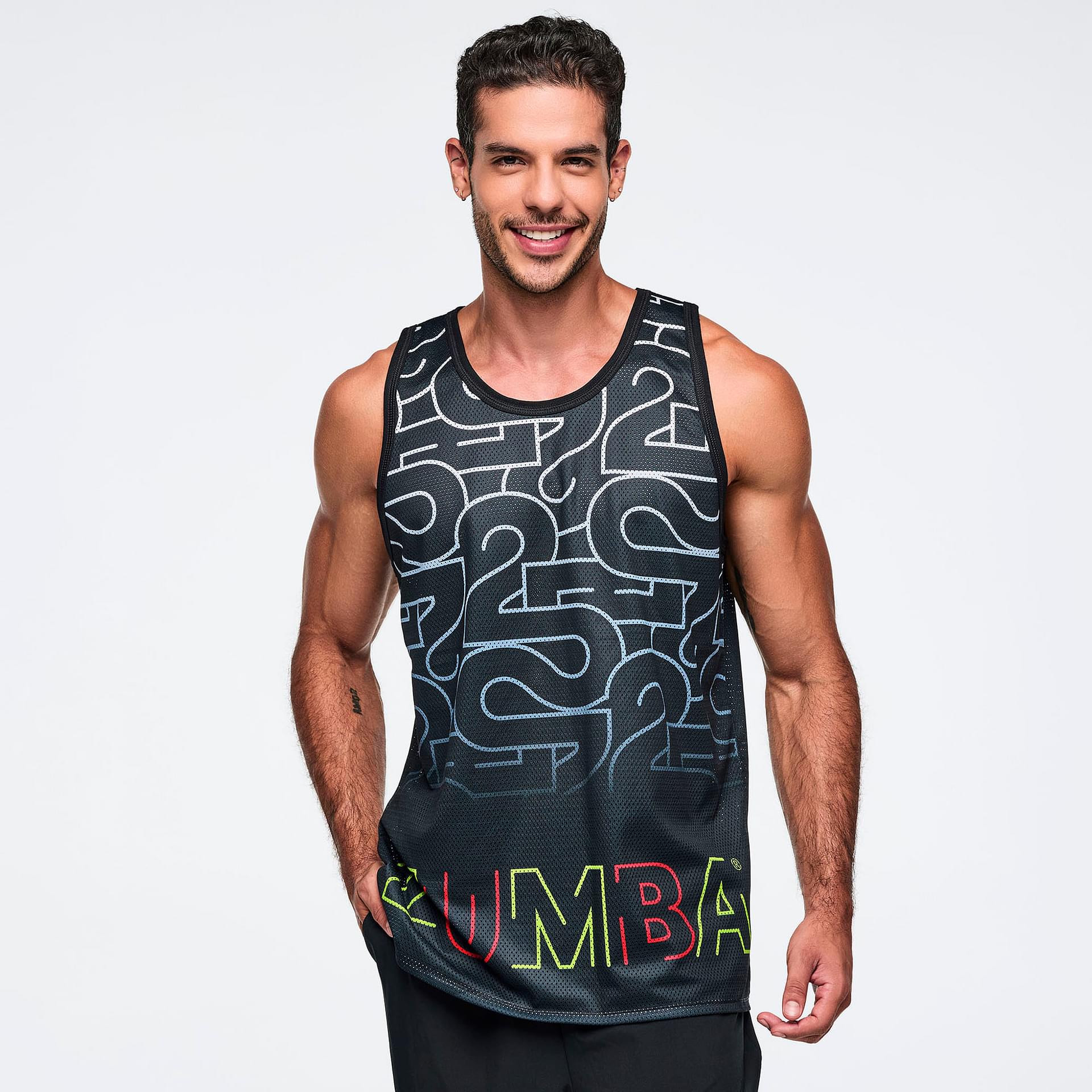 Zumba 25 Men's Basketball Tank