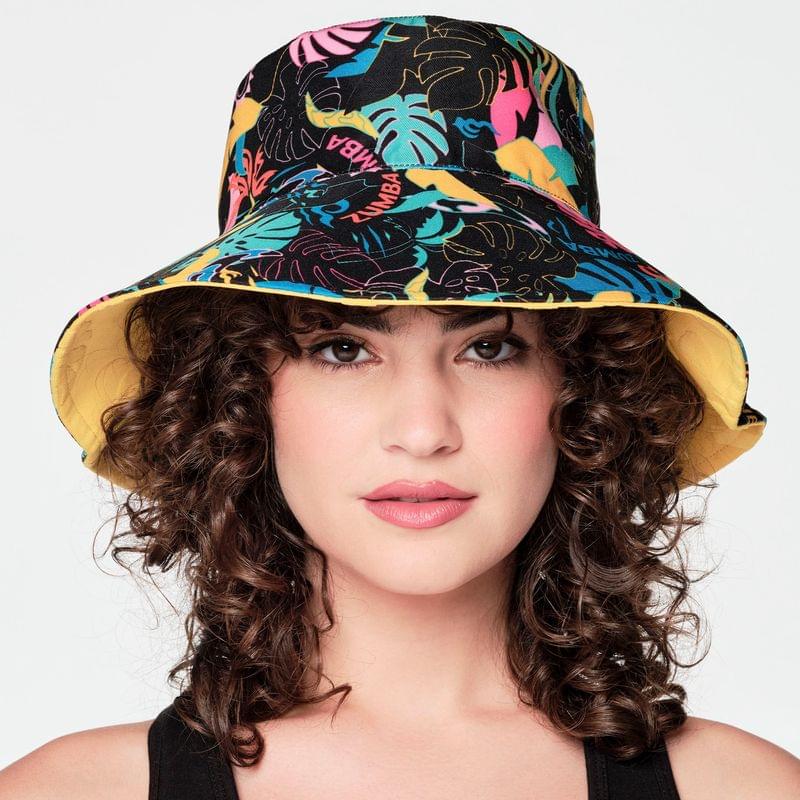 Zumba Palm Party Reversible Bucket Hat