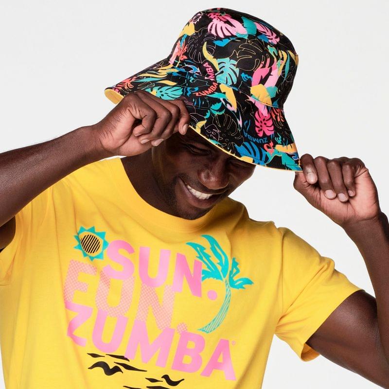 Zumba Palm Party Reversible Bucket Hat