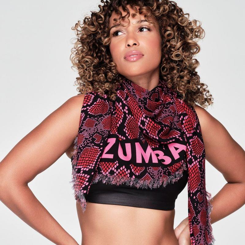 Zumba Love Snakeskin Scarf
