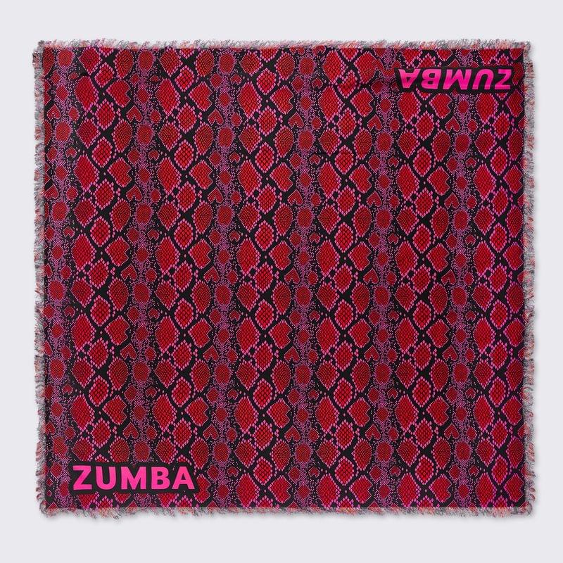 Zumba Love Snakeskin Scarf