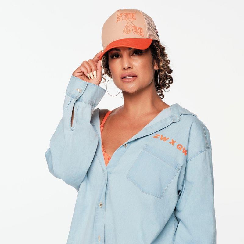 ZW X GW Adjustable Snapback Cap - Wood Dancefloor