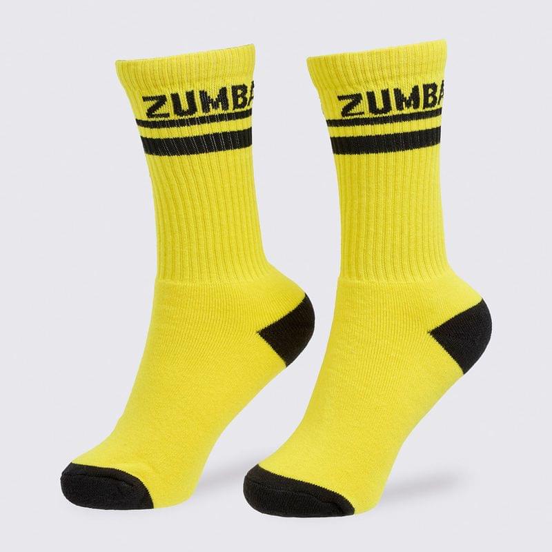 Zumba Core Plush High Socks - Bold Black