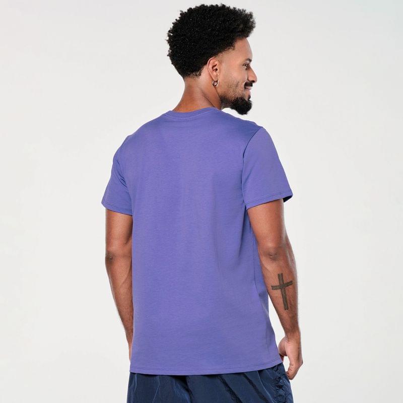 Zumba Prep Crew Neck Tee - Periwinkle