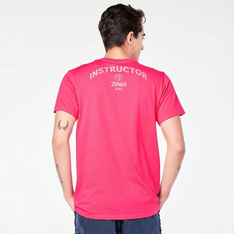 Zumba Kids Crew Neck Tee - Deep Pink