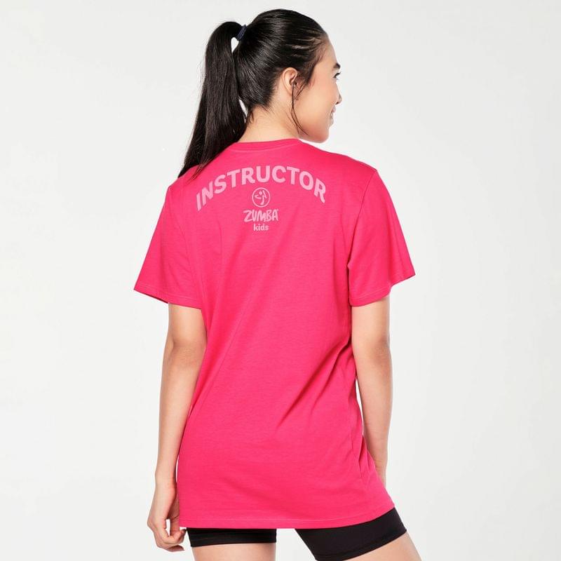 Zumba Kids Crew Neck Tee - Deep Pink
