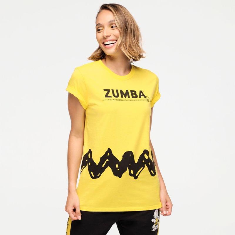 Zumba X Peanuts Crew Neck Tee - Yellow