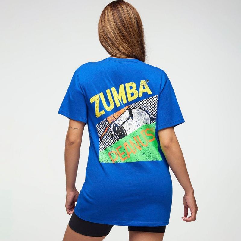 Zumba X Peanuts Crew Neck Tee - Blue
