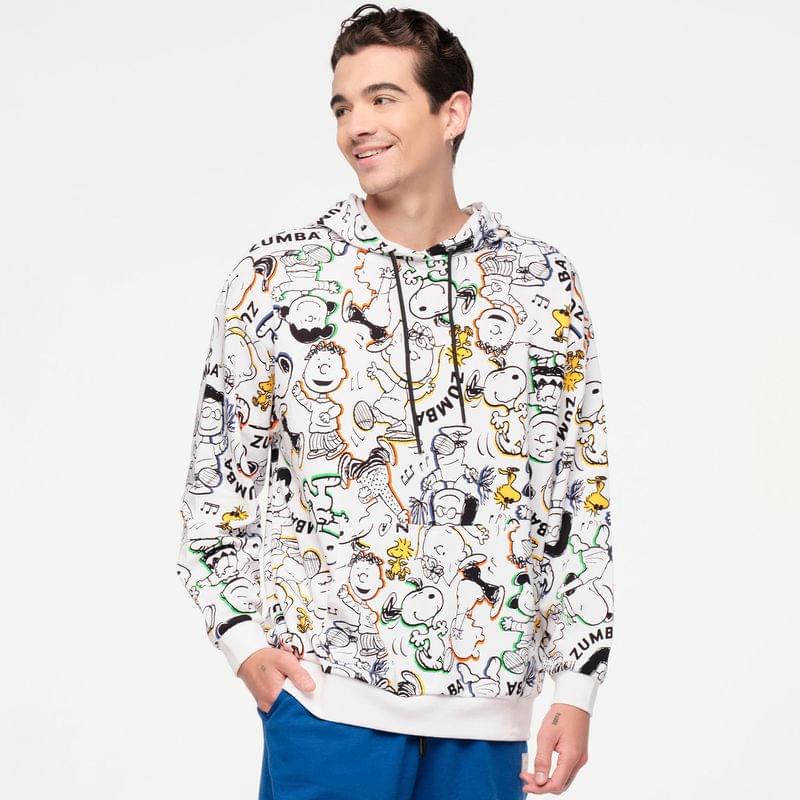 Zumba X Peanuts Unisex Pullover Hoodie - White