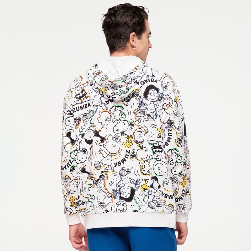 Zumba X Peanuts Unisex Pullover Hoodie - White