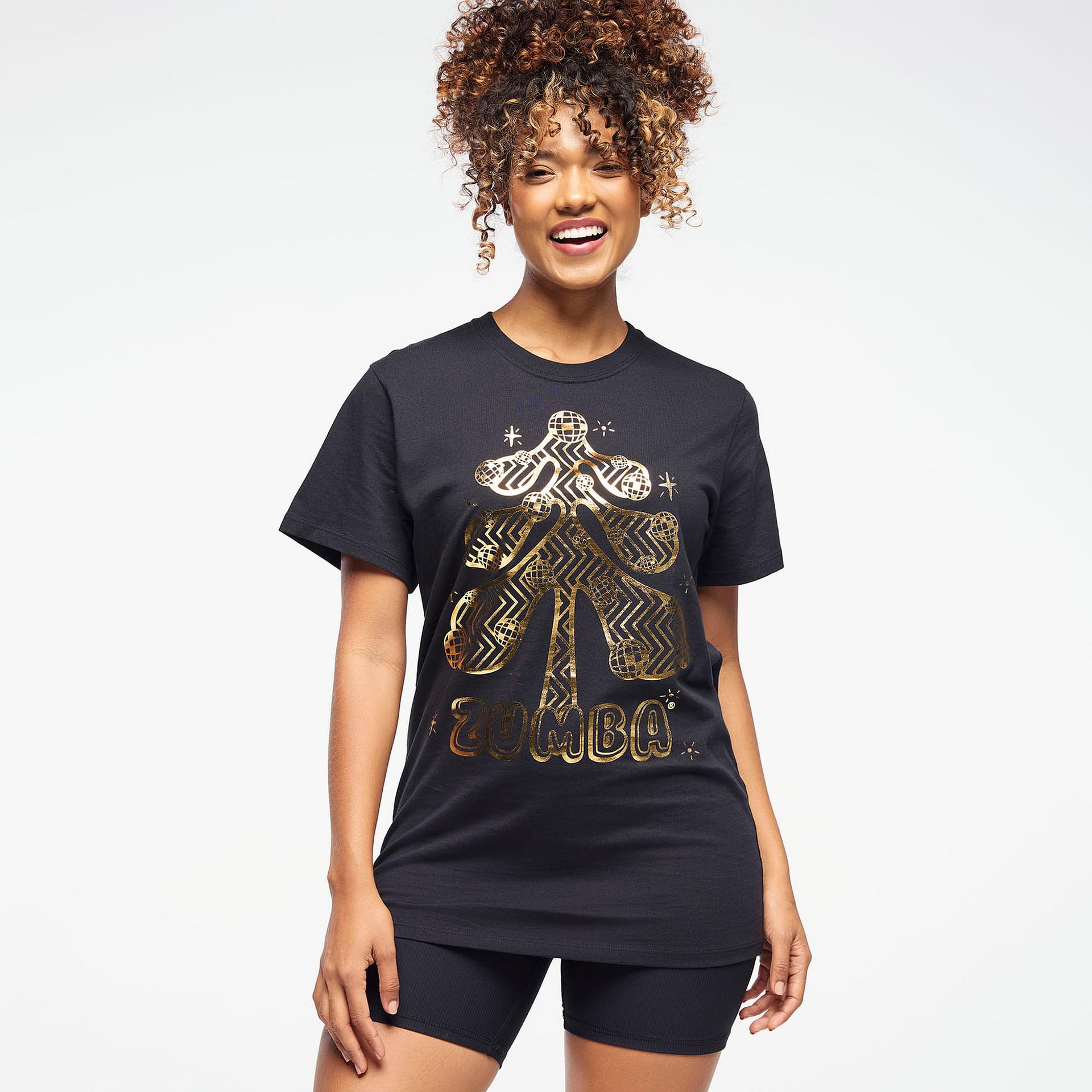 Inspire Your Holiday Spirit with the Zumba Crew Neck Tee